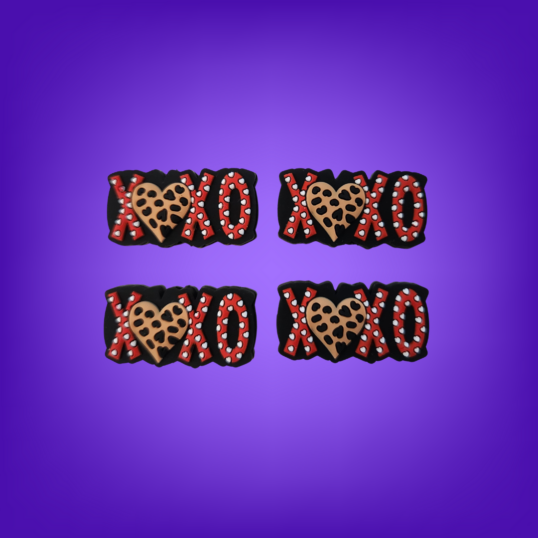 XOXO Leopard Heart