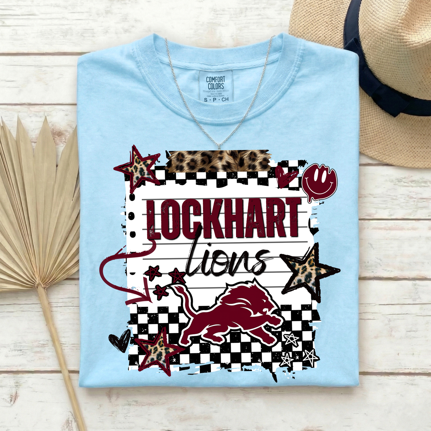 L Lions Checkered Shirt
