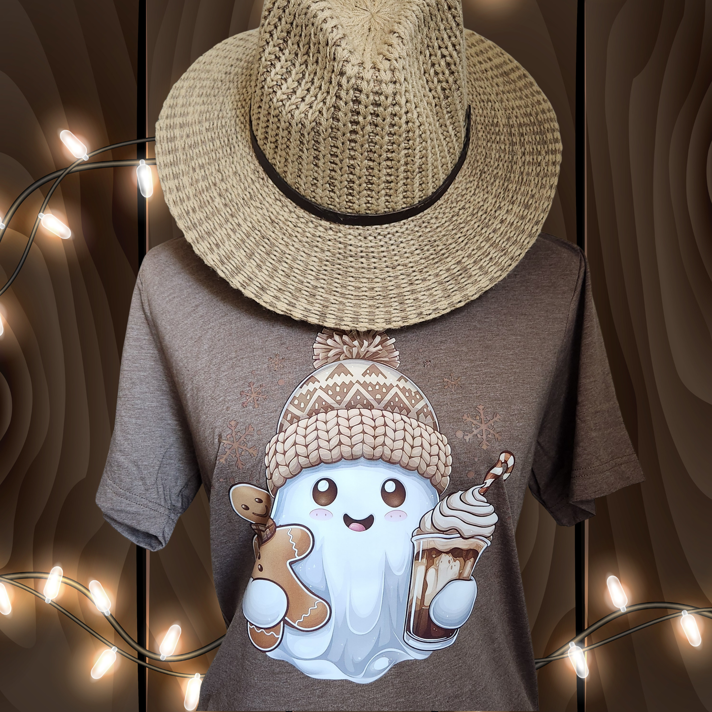 Ghost w/Beanie Shirt