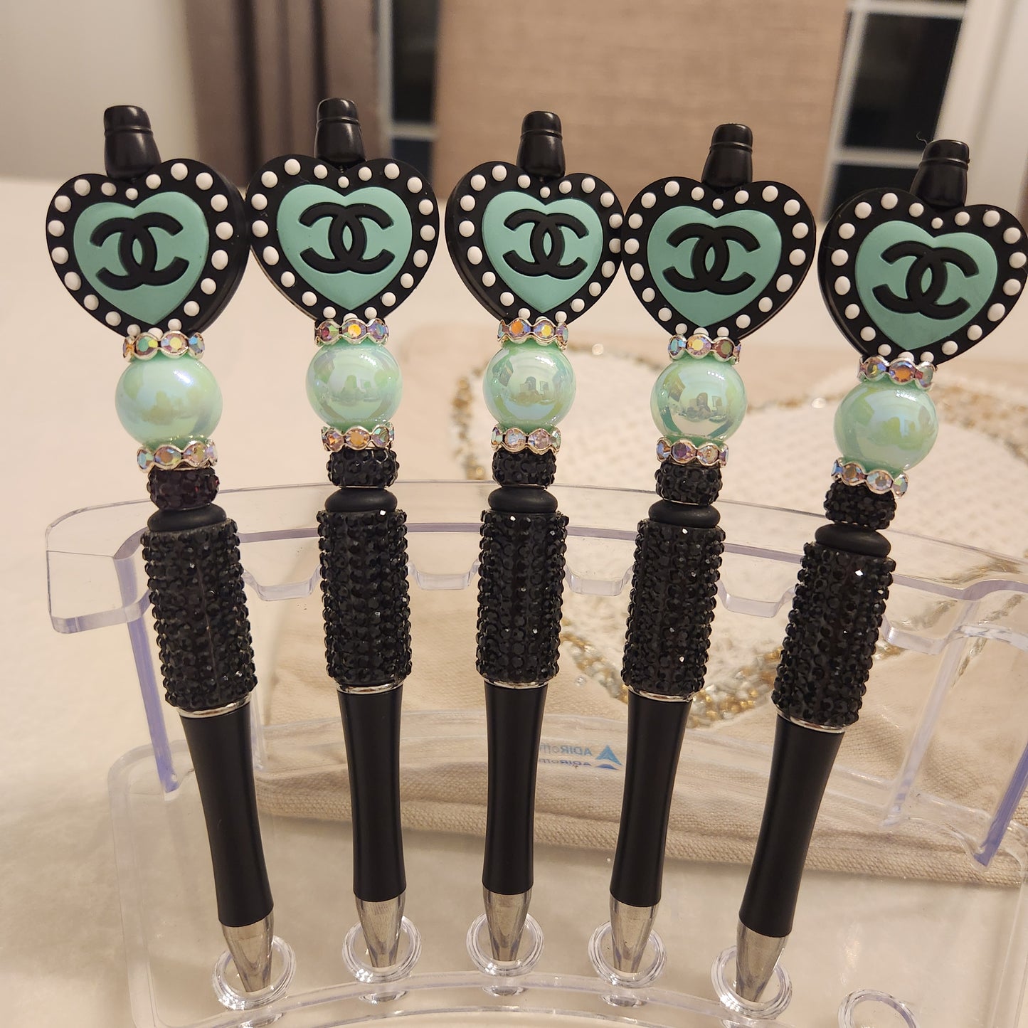 CC Turquoise Heart Pen