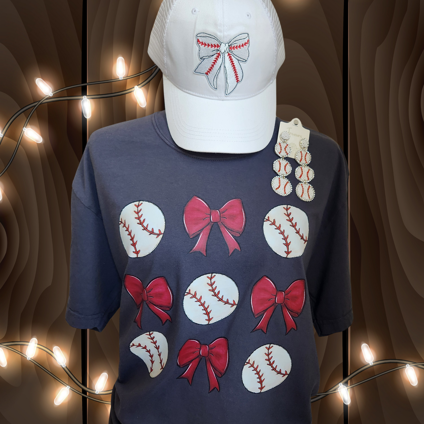 Bow & Baseballs Shirt