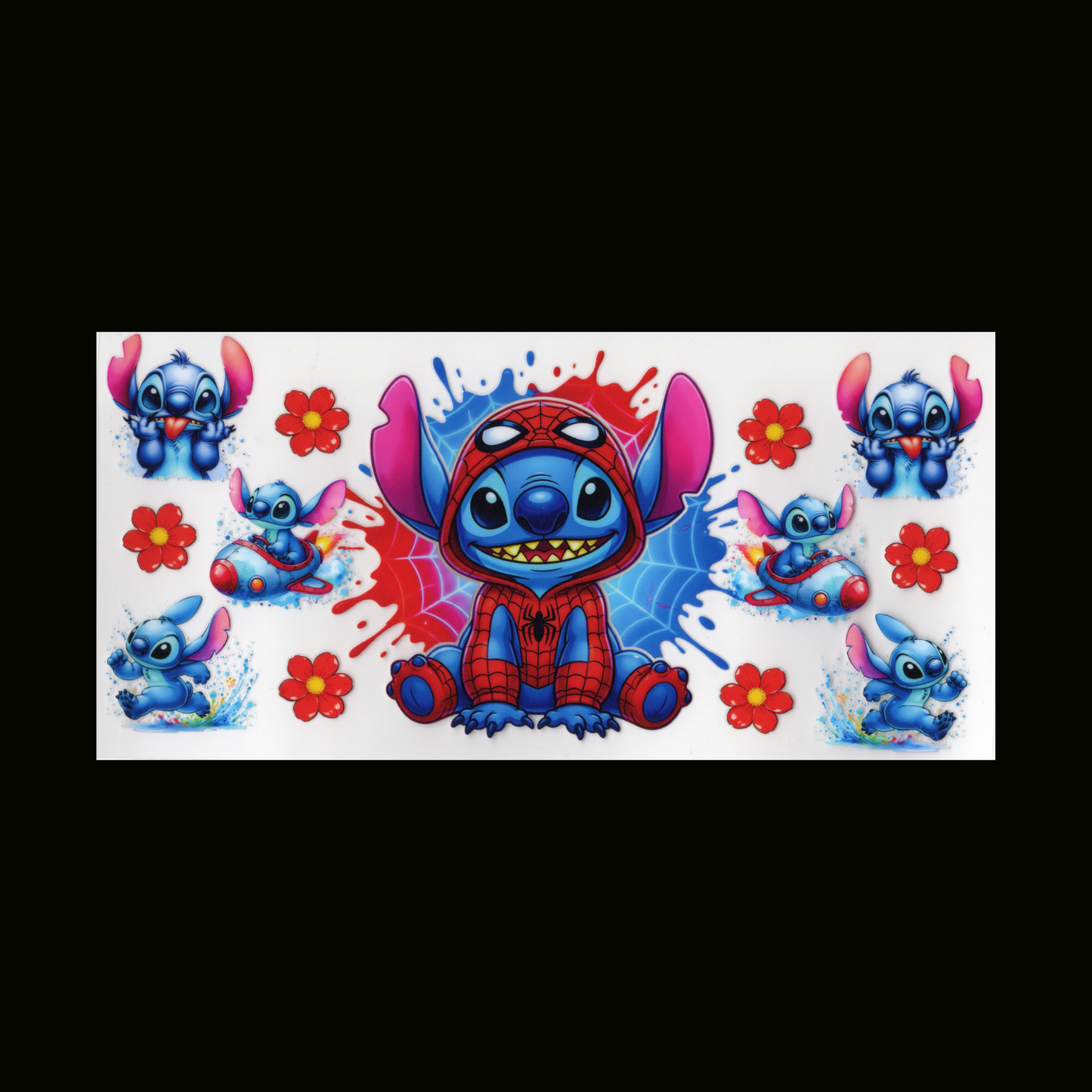 Blue Guy Spiderman Cupwrap