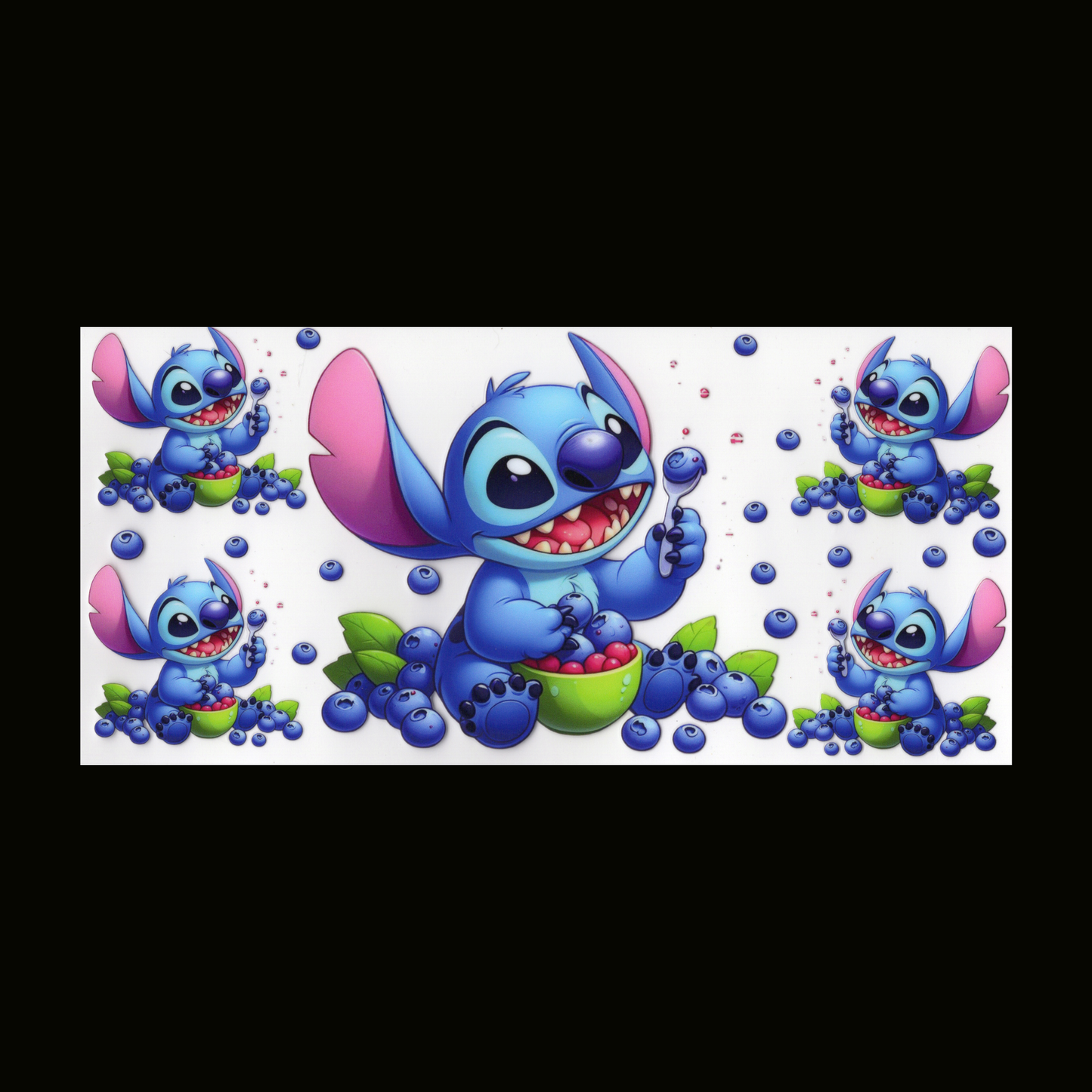 Blue Guy Blueberries Cupwrap