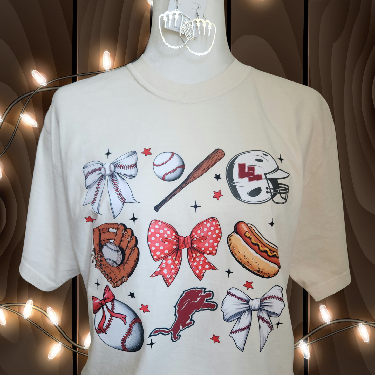 *Local* Lockhart Baseball Coquette Shirt