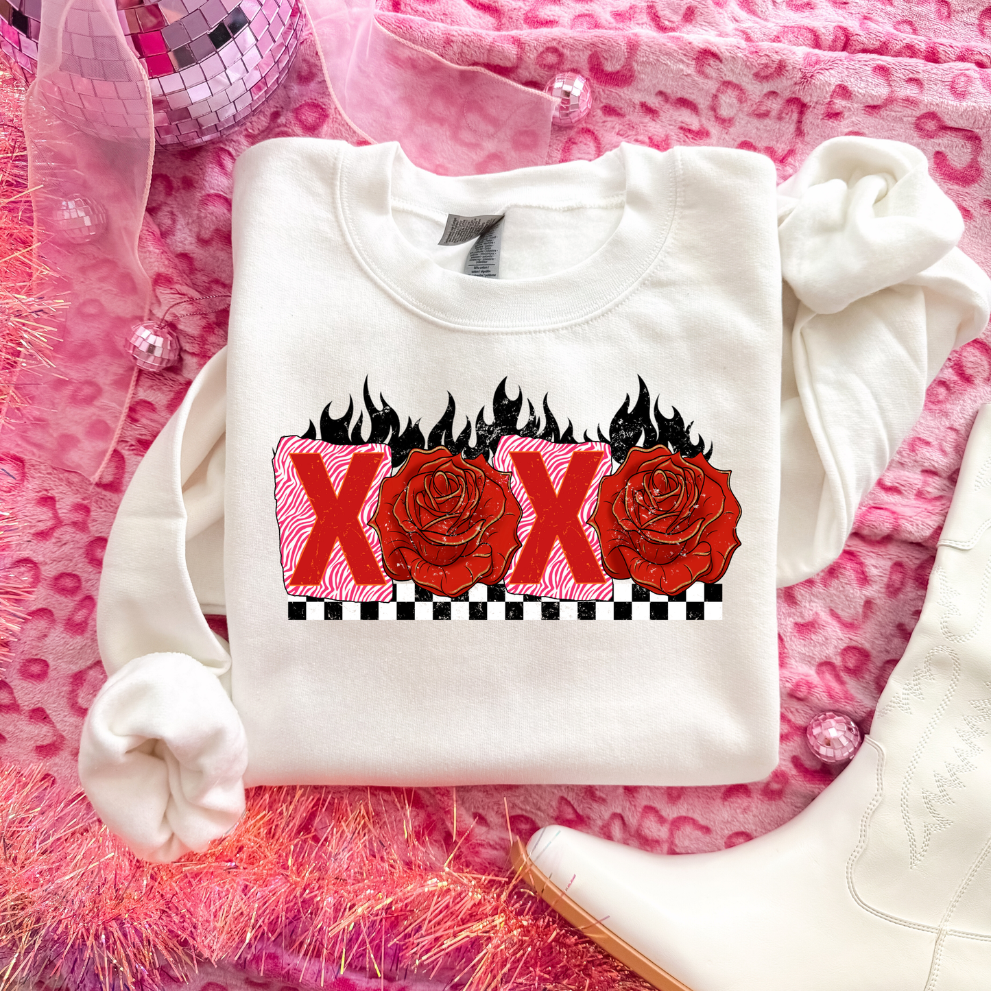 XOXO Flames Sweatshirt