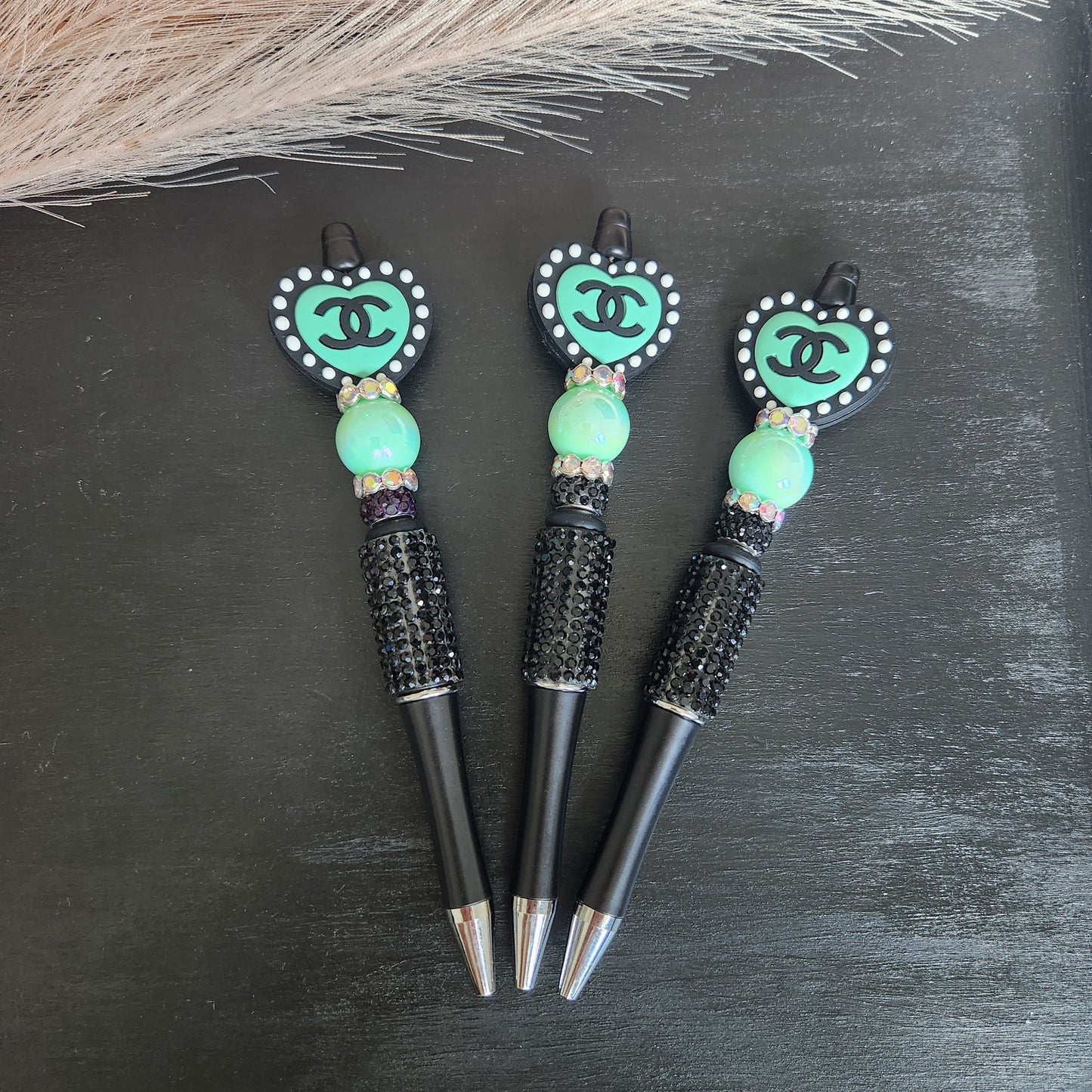 CC Turquoise Heart Pen