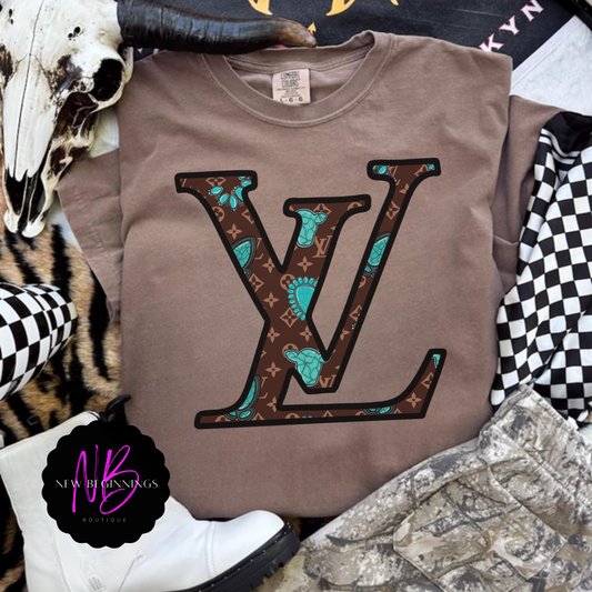 LV Turquoise Shirt