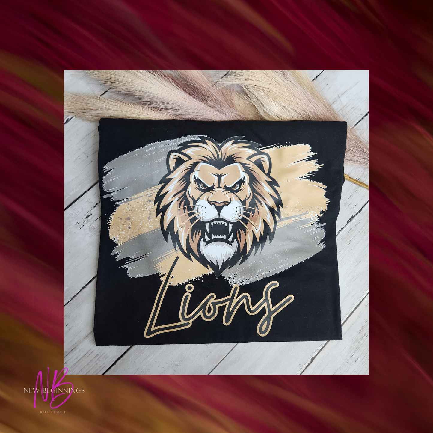 Lions Grey Beige Shirt