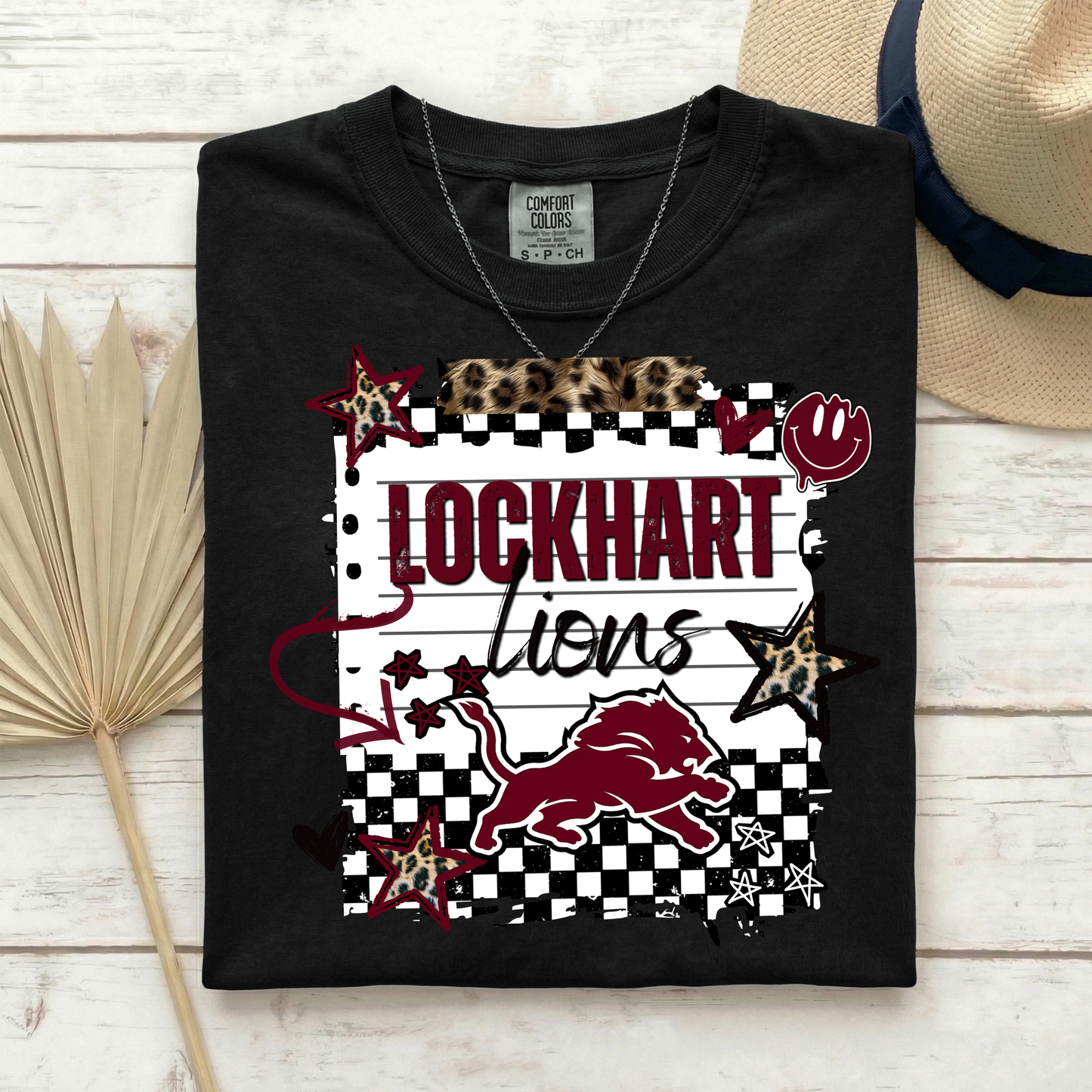 L Lions Checkered Shirt