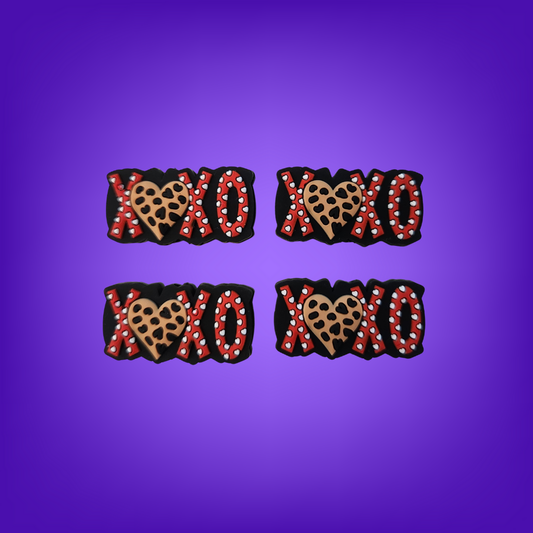 XOXO Leopard Heart