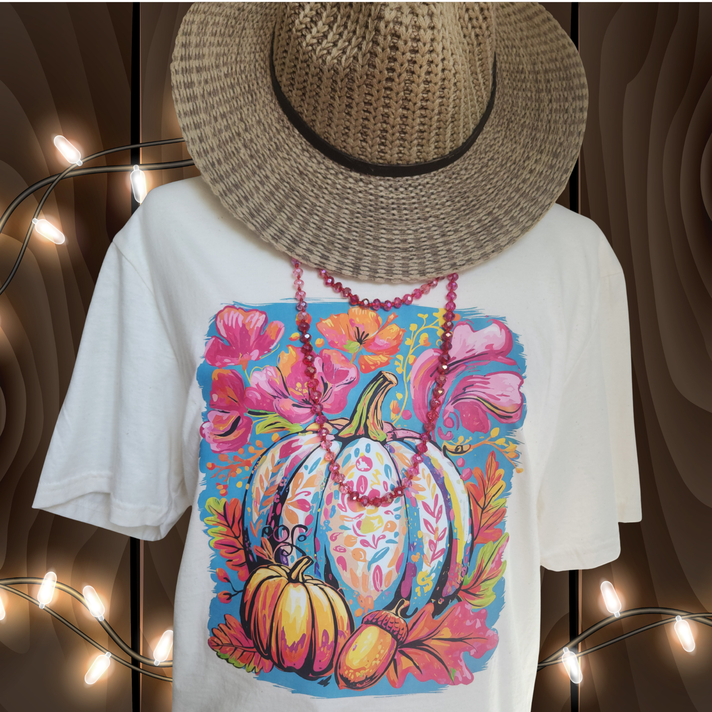 Mixed Color Pumpkin Shirt