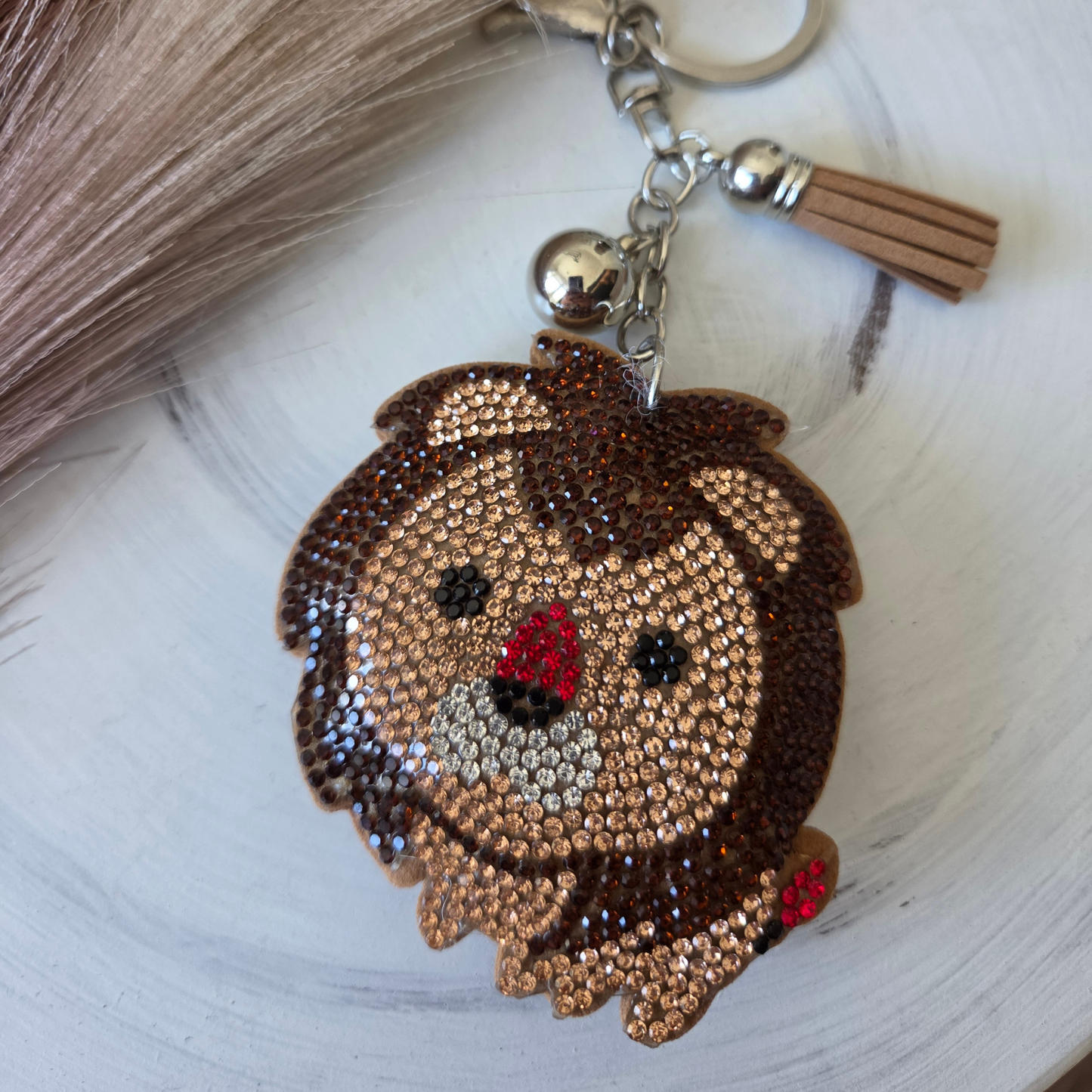Bling Lion Keychain