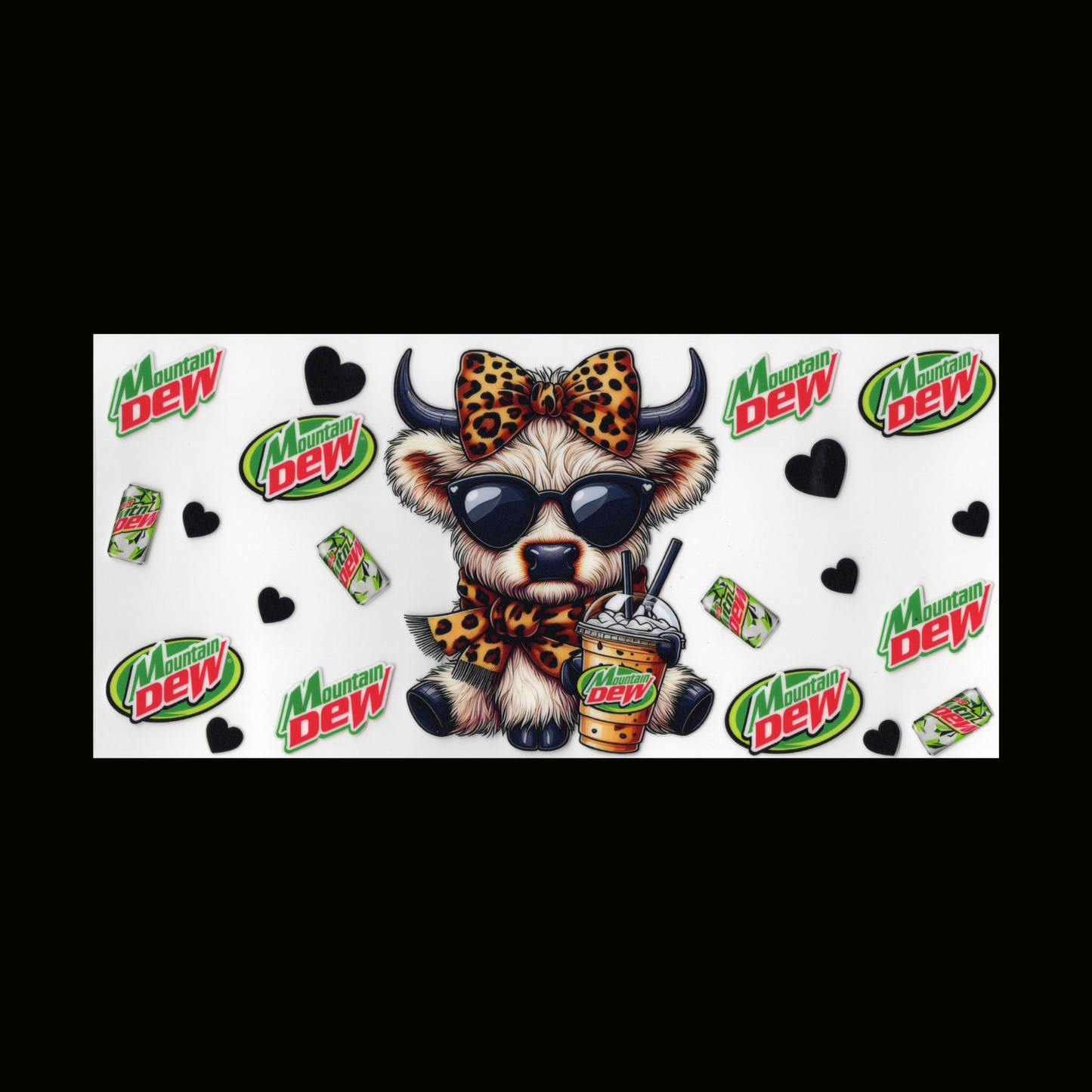 Highland Cow MD Cupwrap
