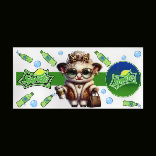 Highland Cow Sprite Cupwrap