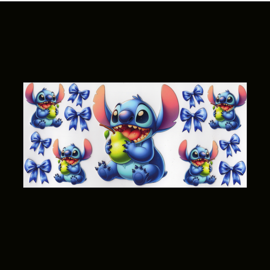 Blue Guy Pear Cupwrap