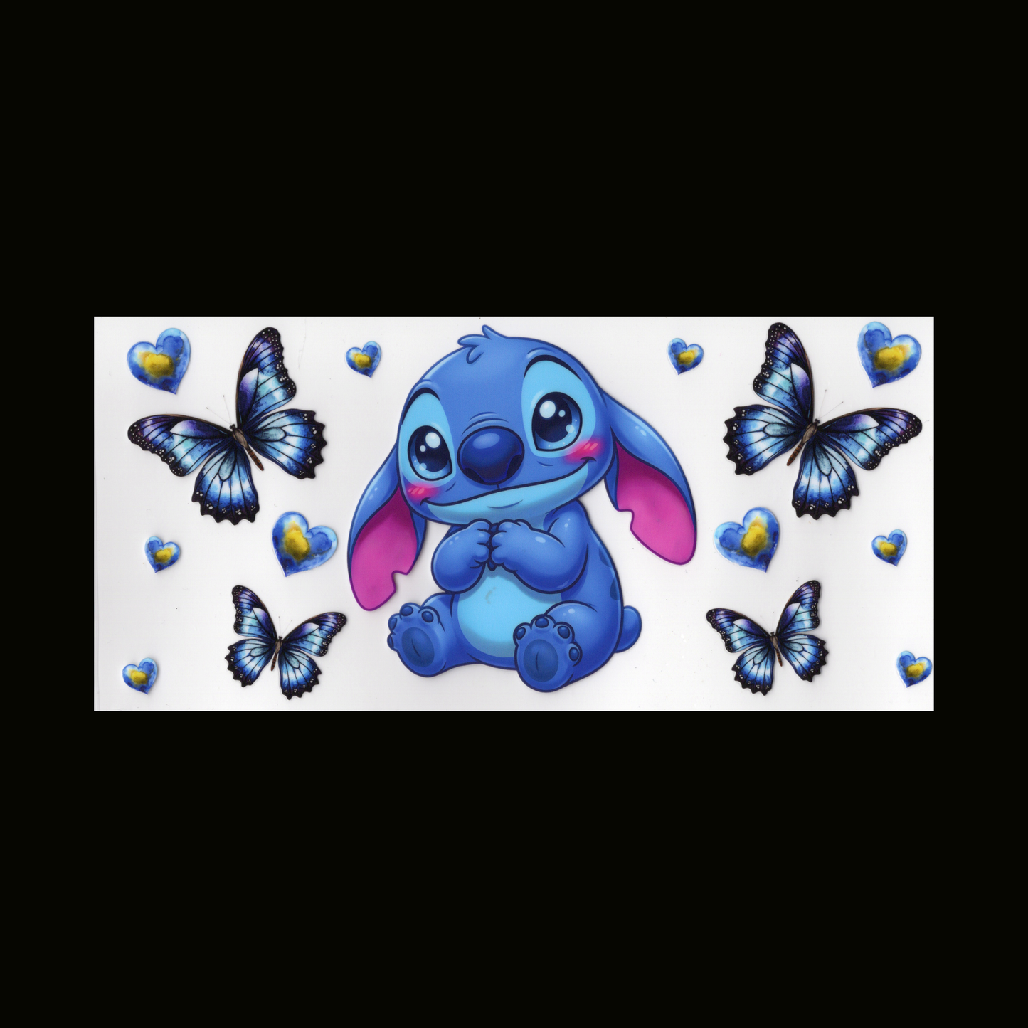 Blue Guy Butterflies Cupwrap
