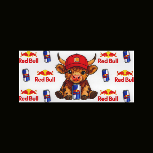 HL Cow Red Cap Red Bull Cupwrap