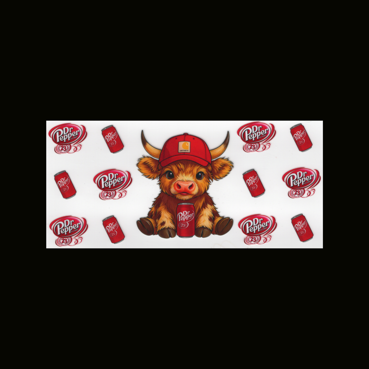 HL Cow Red Cap Dr. P Cupwrap