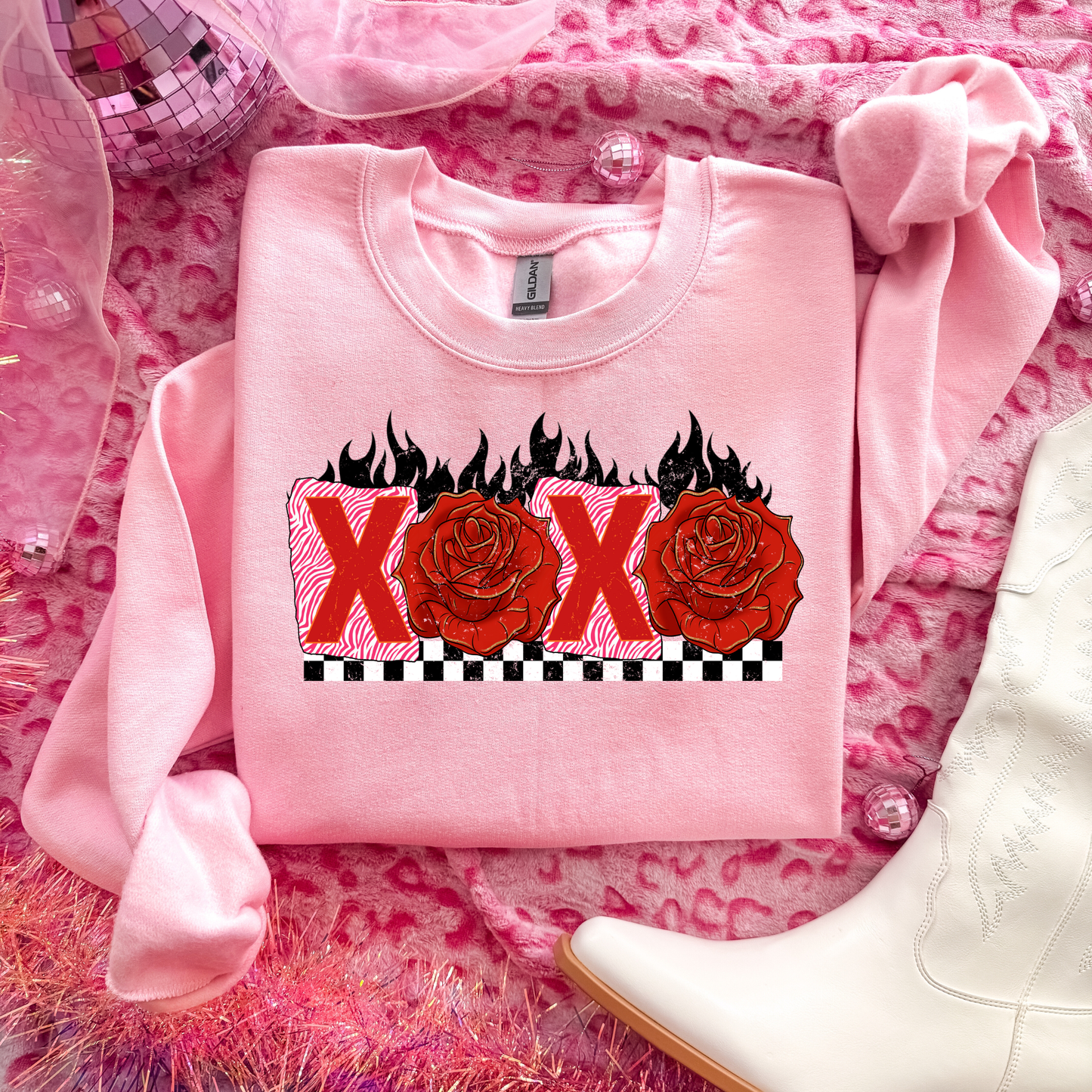 XOXO Flames Sweatshirt
