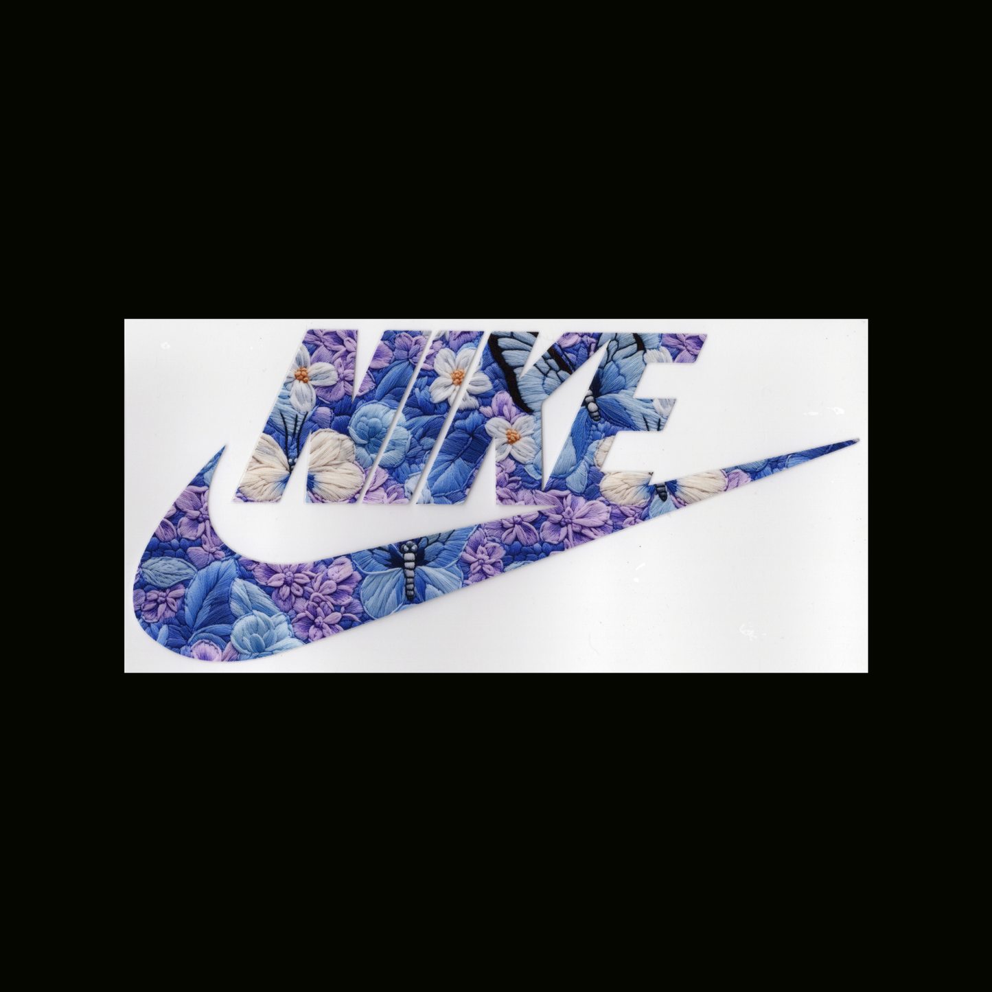 Blue/Purple/White Floral NK Cupwrap