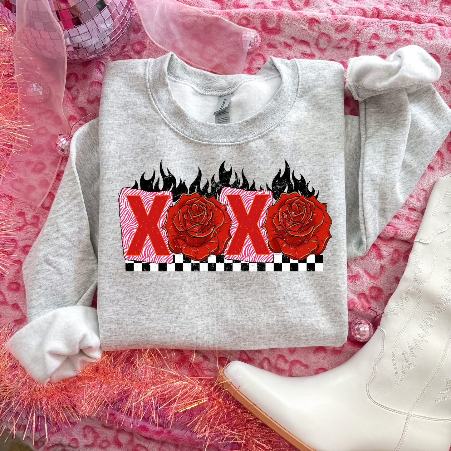 XOXO Flames Sweatshirt