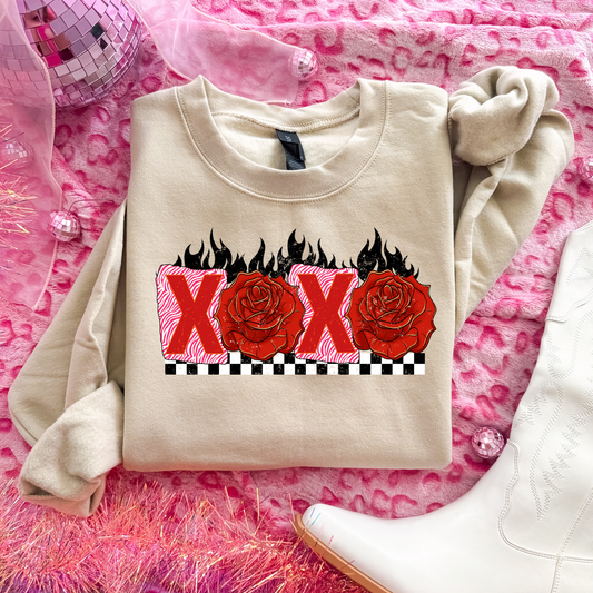 XOXO Flames Sweatshirt