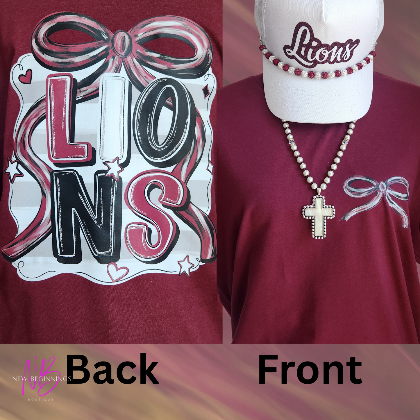 Lions Front Bow