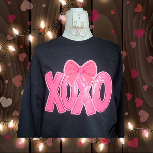 XOXO Hot Pink Sweatshirt