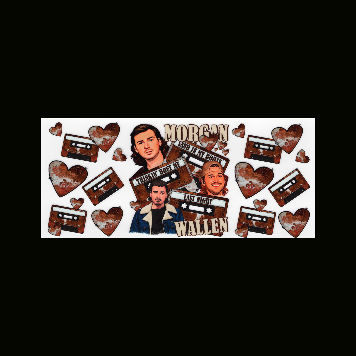 Morgan Wallen Cassettes Cupwrap