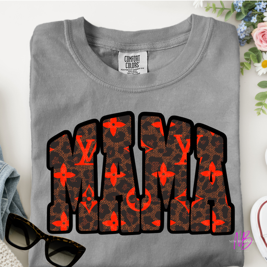 Animal Print Mama Tshirt