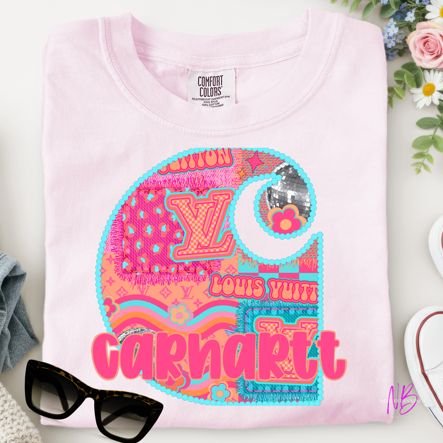 Pink LV Carhartt Shirt
