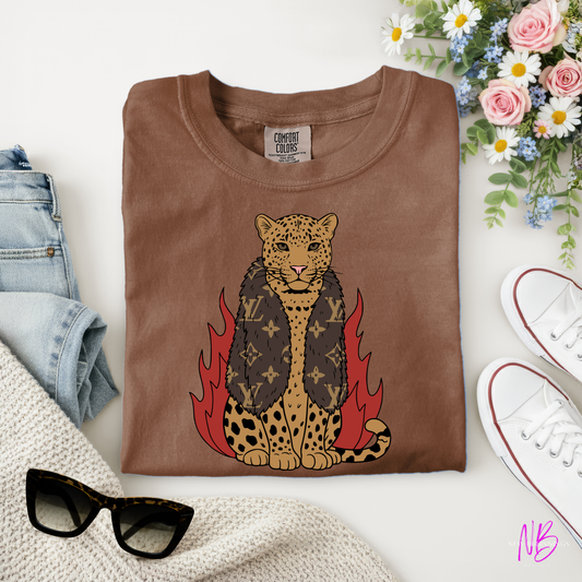 LV Leopard Tshirt
