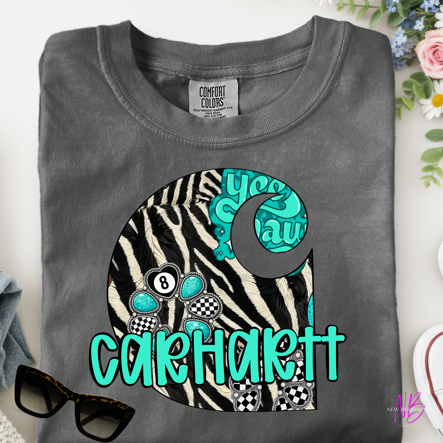Zebra Carhartt Tshirt