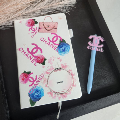 Journal & Pen 1 Pink and Blue CC